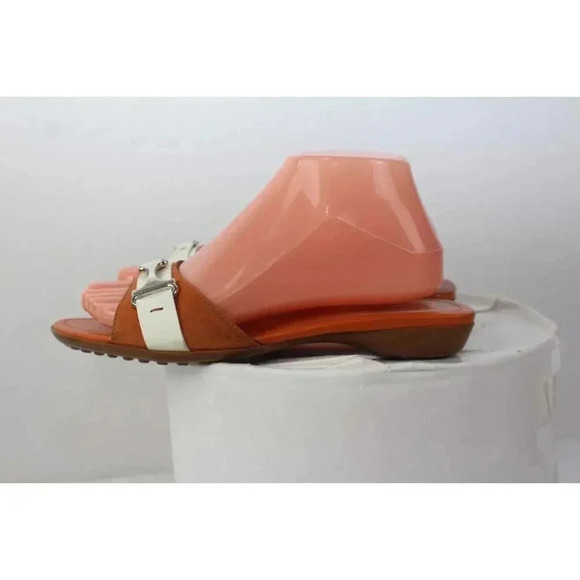 ladies leather TOD'S sandals size 37.5 - Picture 4 of 9